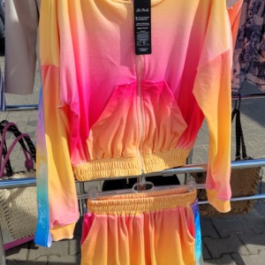 LA PERLA DRES WELUROWY LAMPAS WELUR KRÓTKIE SZORTY OMBRE O LA VOGA S - Image 1