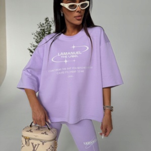 LA MANUEL KRÓTKIE SPODENKI KOLARKI BURST LILA M - Image 1