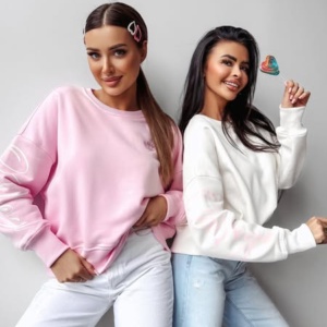 O LA VOGA BAWEŁNIANA BLUZA SODA ECRU - Image 1