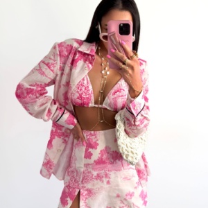 LA MILLA SPÓDNICZKO SPODENKI RÓŻOWE DIOREK L - Image 1