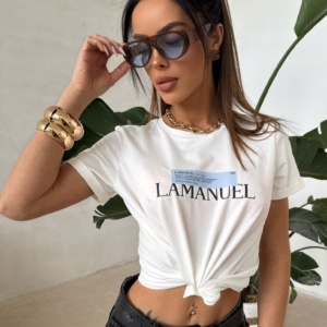 LA MANUEL BLUZKA T-SHIRT SUNDAY ECRU - Image 1