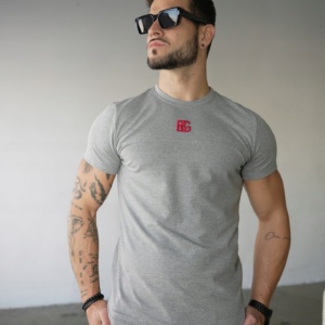 BRANDENBURG T-SHIRT MĘSKI BG SZARY XL - Image 1