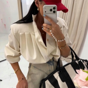 LA MILLA PREMIUM KURTKA BOMBERKA ECRU - Image 1