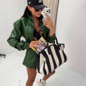 LA MILLA PREMIUM KURTKA EKO SKÓRA ZIELONA - Image 1