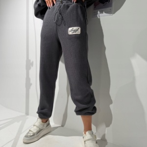 LA MANUEL SPODNIE SPLIT GRAFIT - Image 1