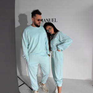 LA MANUEL DRES KOMPLET MĘSKI MEN MIĘTA S/M - Image 1