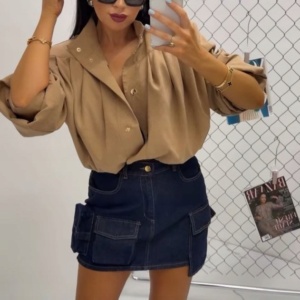 LA MILLA PREMIUM KURTKA BOMBERKA CAMEL - Image 1