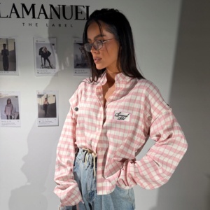 LA MANUEL KOSZULA KRATA ODPINANE RĘKAWY ROSIE - Image 1