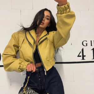 LA MILLA PREMIUM KURTKA EKO SKÓRA LAMILLA MUSZTARDA - Image 1