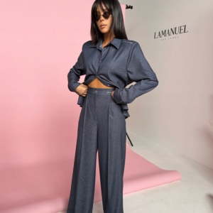 LA MANUEL SPODNIE AURA JEANS M - Image 1