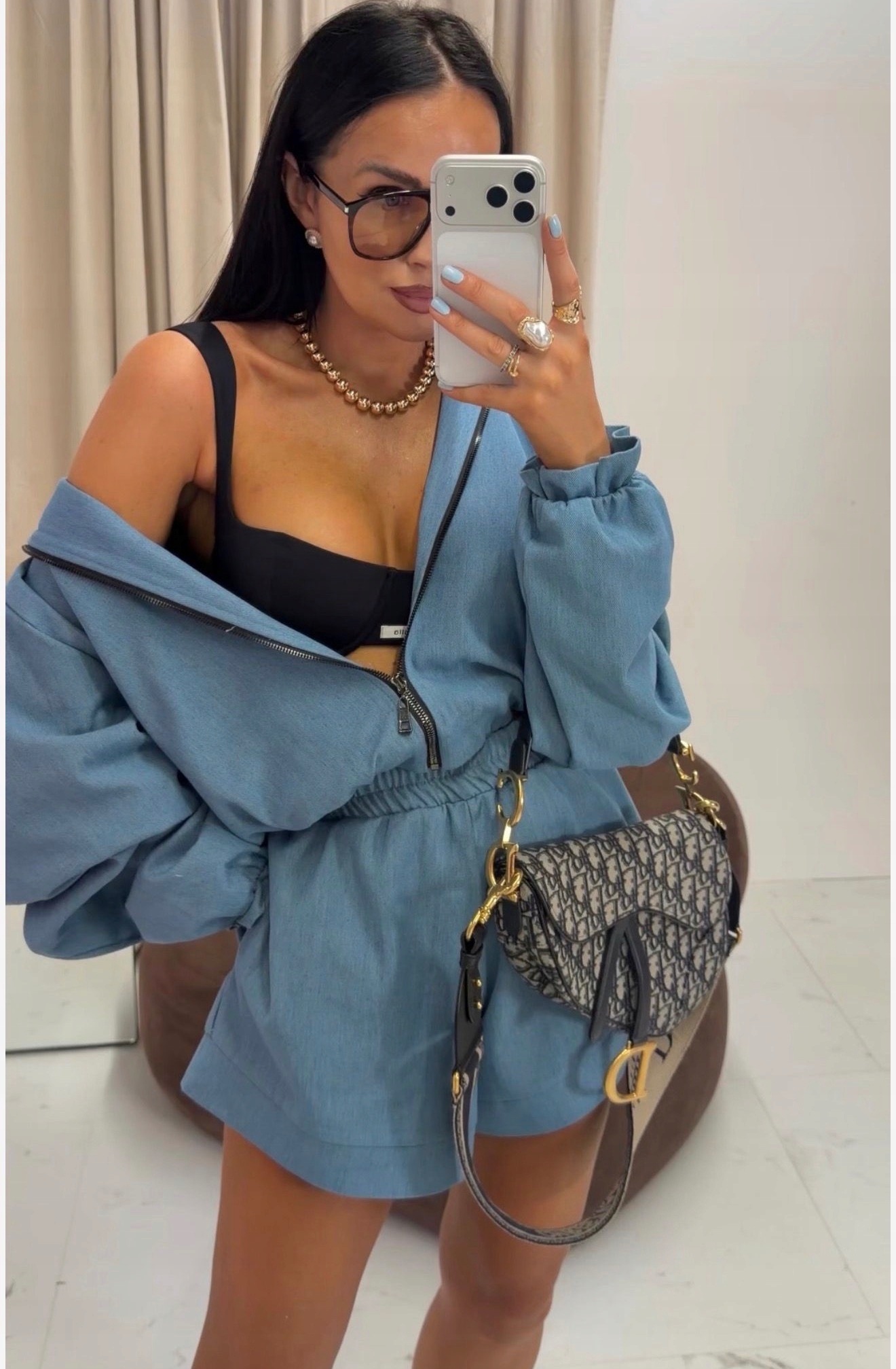 LA MILLA KOMPLET NIEBIESKI JEANS LAMILLA XS/S - Image 1